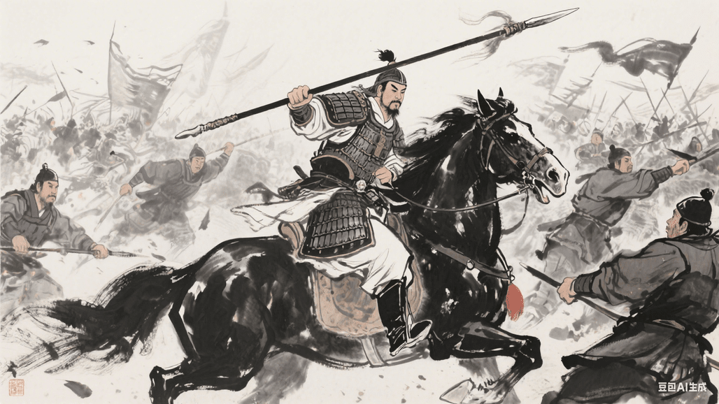 君子馆之战示意图