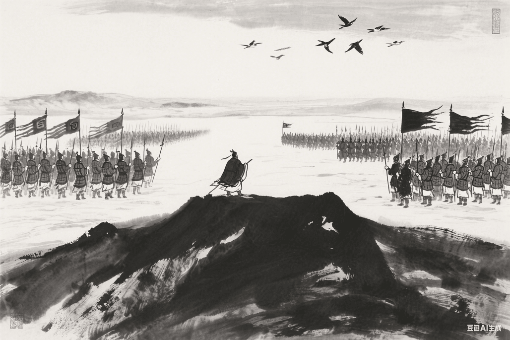 官渡之战示意图