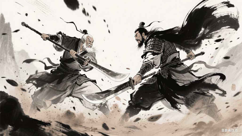 定军山之战示意图