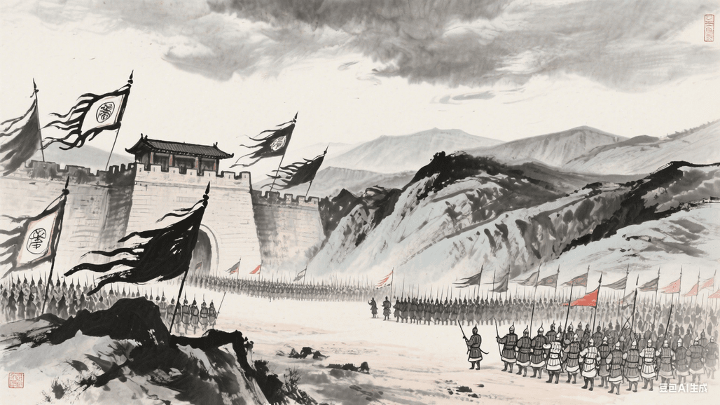 岐沟关之战示意图