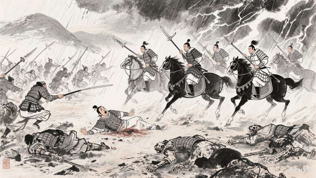 昆阳之战示意图