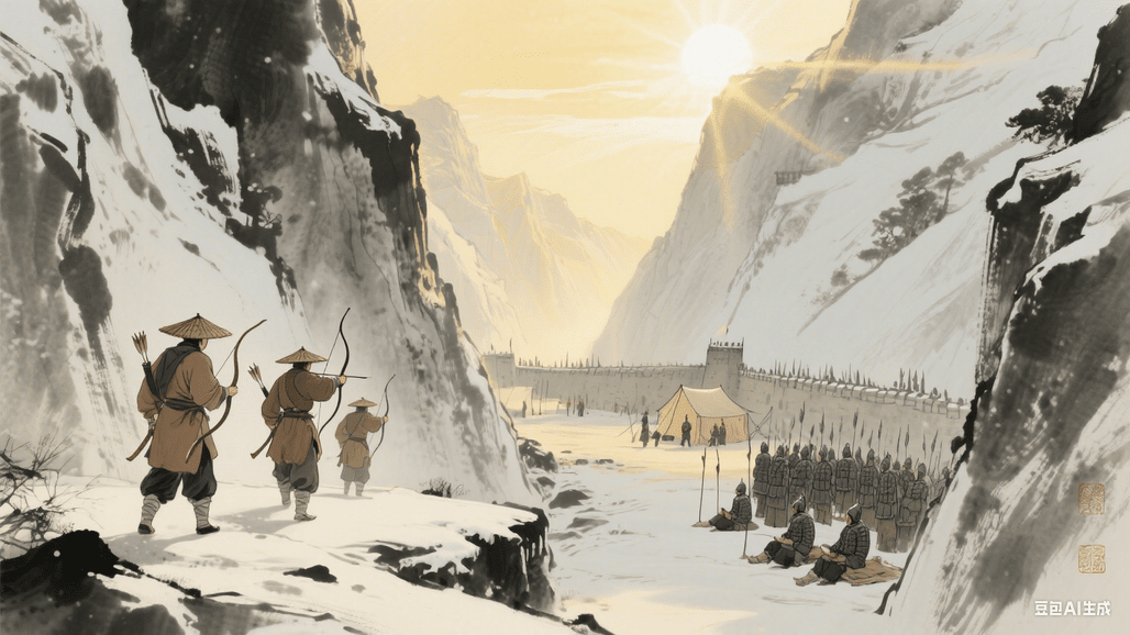 柏壁之战示意图