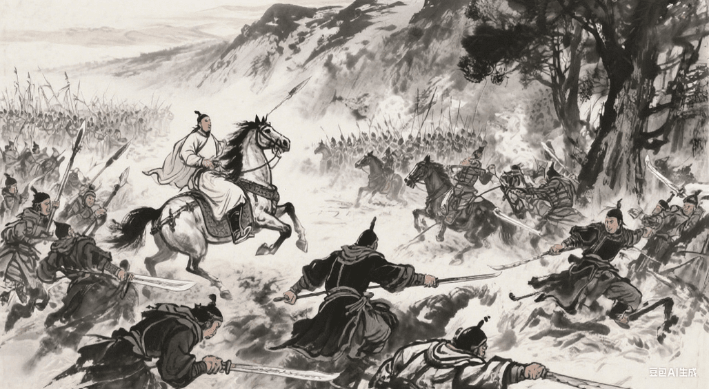 萨尔浒之战示意图