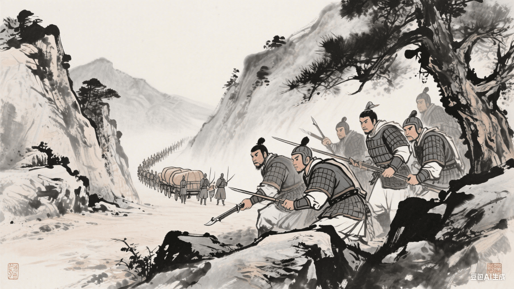 街亭之战示意图