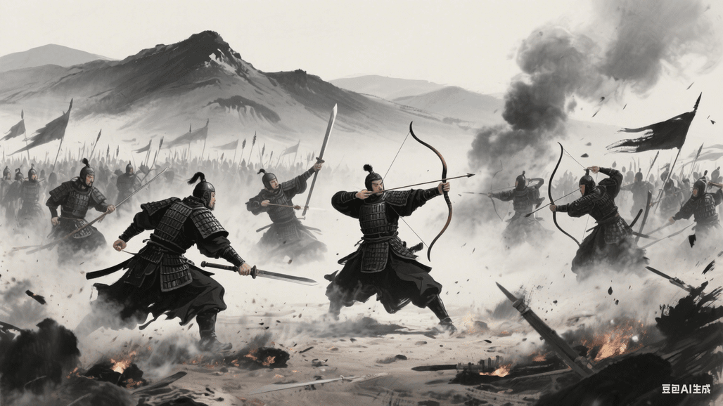 长平之战示意图